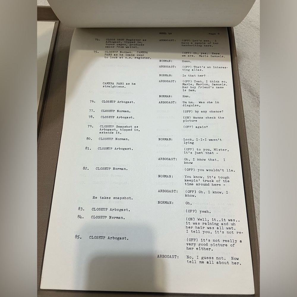 ❌SOLD❌Original Psycho Dialogue Movie Script Signed By Book Author Robert Bloch - Picture 11 of 14